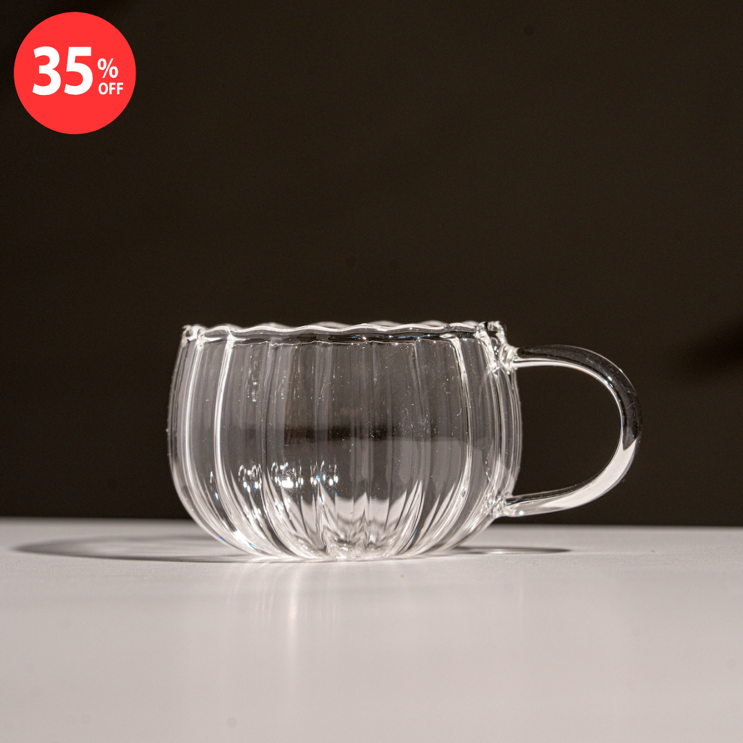 6-Pieces Coffee Side Glass