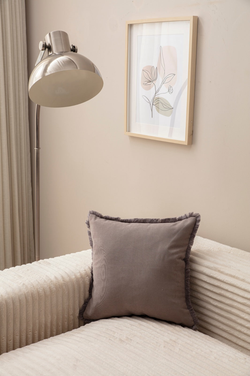 Fringed Cushion Cover