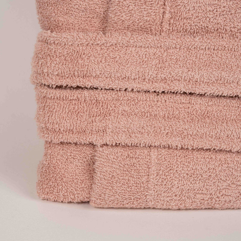 Luxury hooded cotton bathrobe with belt and pockets