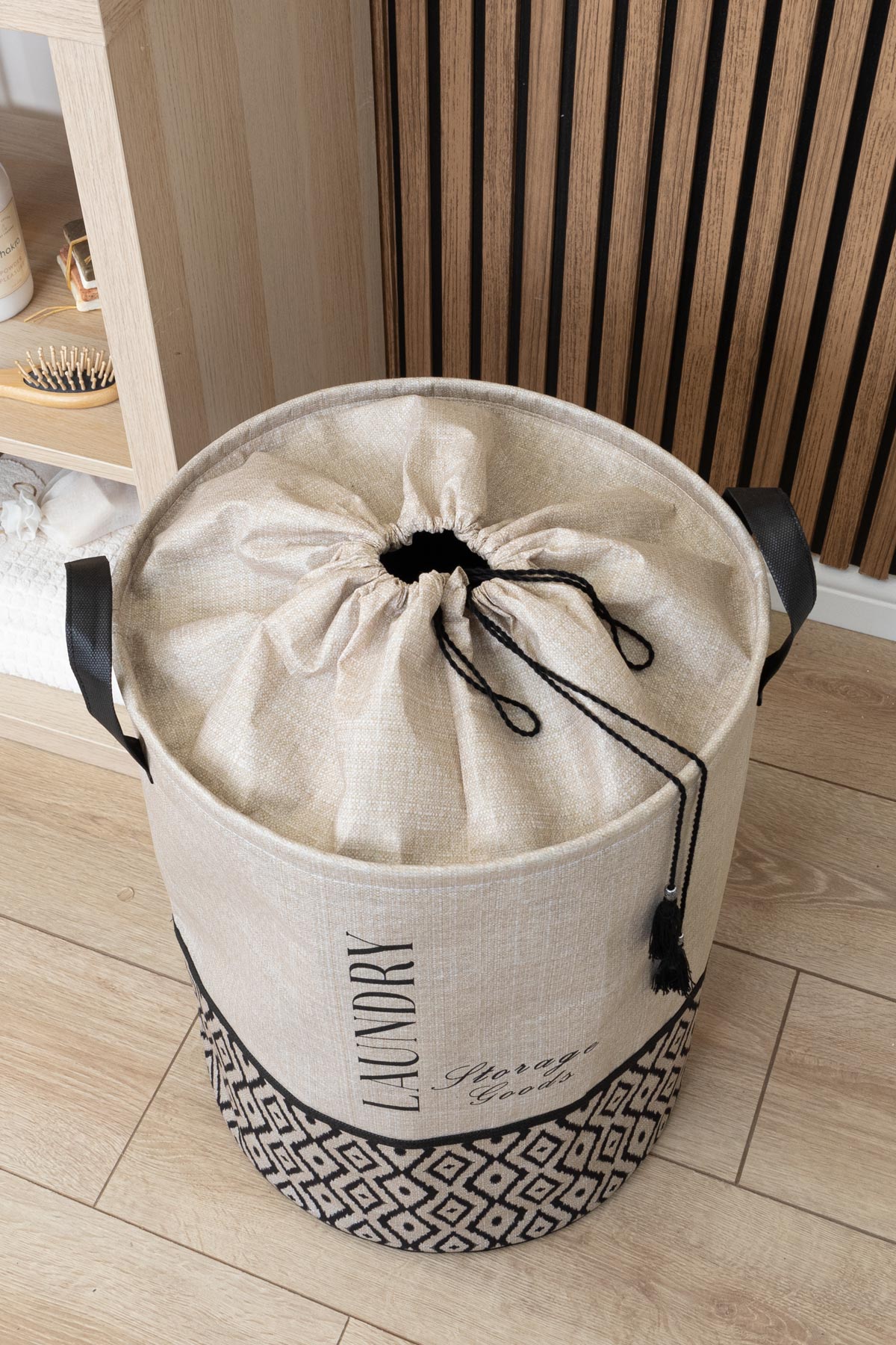 Bohemian Basket With Handles
