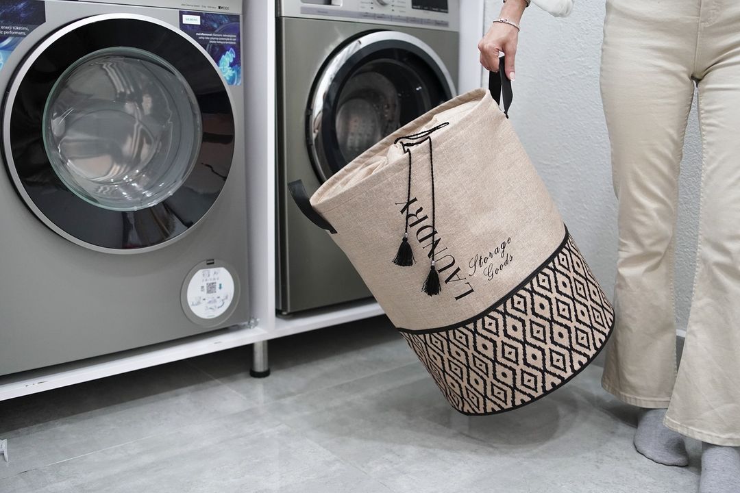 Bohemian Basket With Handles