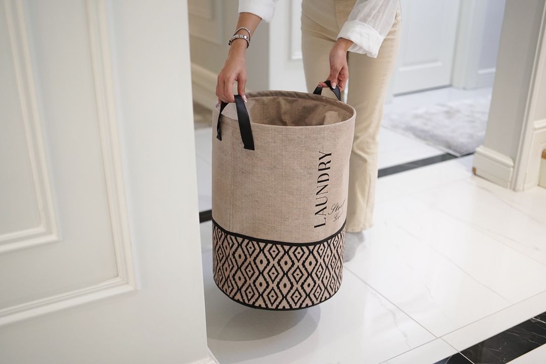 Bohemian Basket With Handles