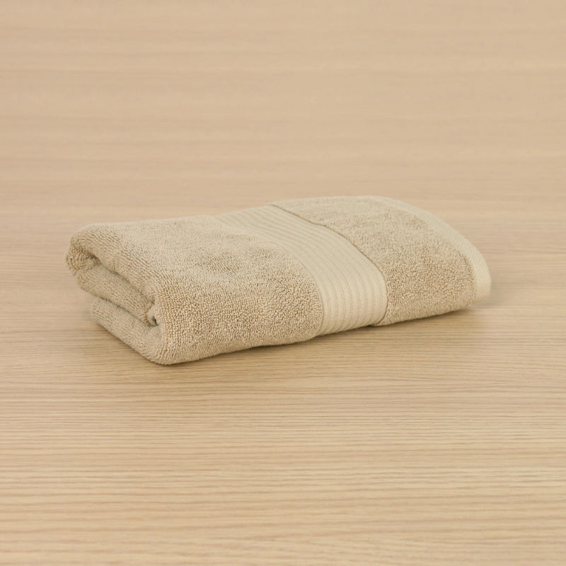 Linen: "Cannon luxury linen cotton towel set with ribbed border