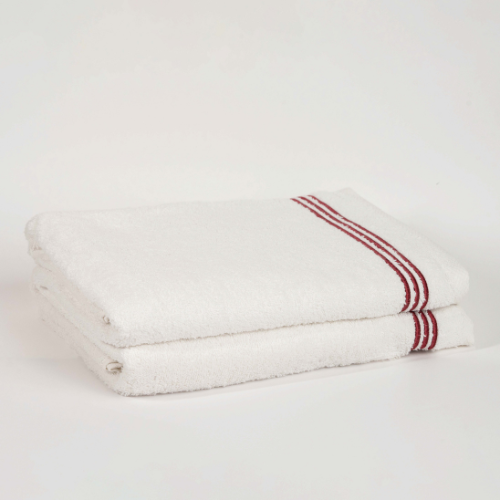 Red Stripe Towels