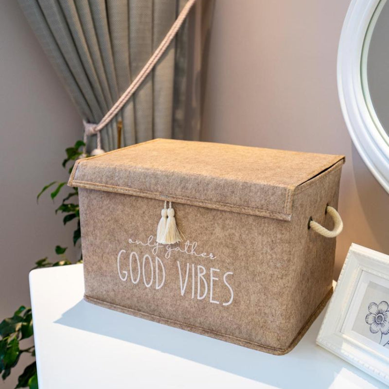 Felt Storage Box with Lid