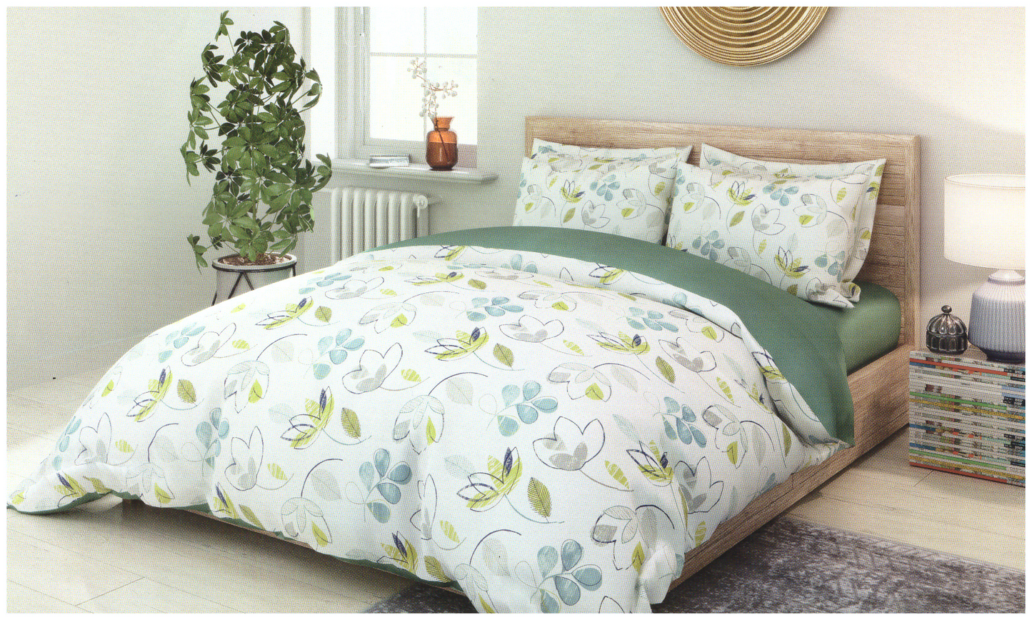 CANNON - Green & Pistache Leaf