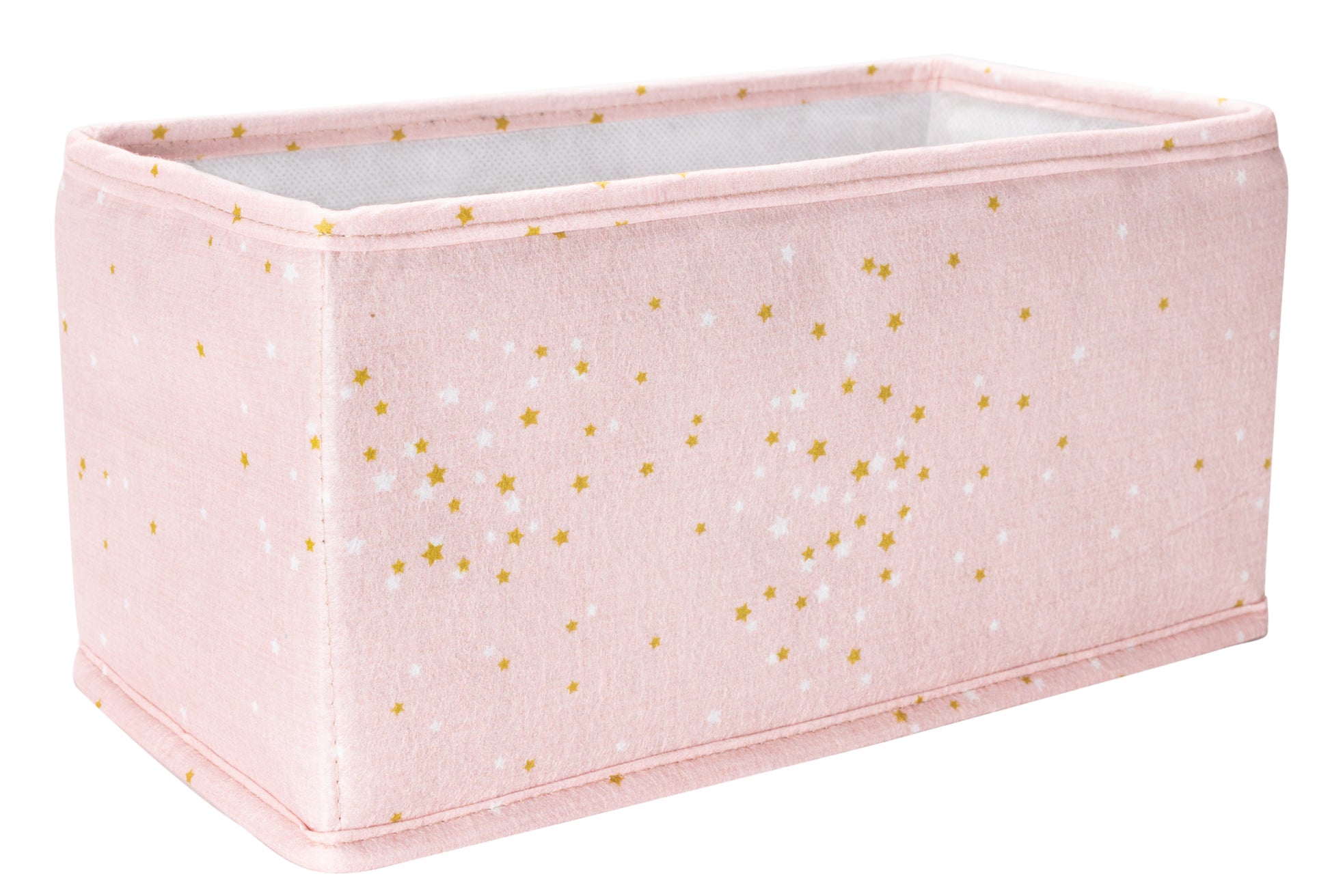 Baby drawer organizer set of 3 with diapers, toys, and bottles
Fabric nursery storage bins in pastel pink with patterns
Drawer organizers for baby clothes, diapers, and essentials
Cute foldable fabric organizers on a wooden table