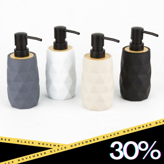 Geometric Soap Dispenser Collection – Modern Bathroom Pump Bottles