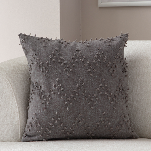 Zigzag tone Grey - Cushion Cover