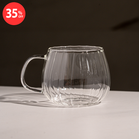 Pumpkin Glass Cup