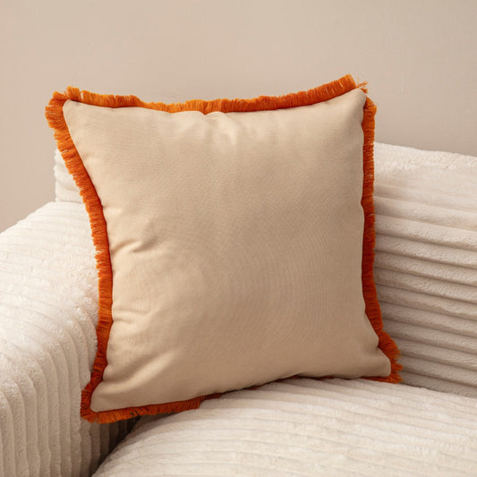 Fringed Cushion Cover