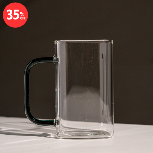 Square Color Glass With Handle