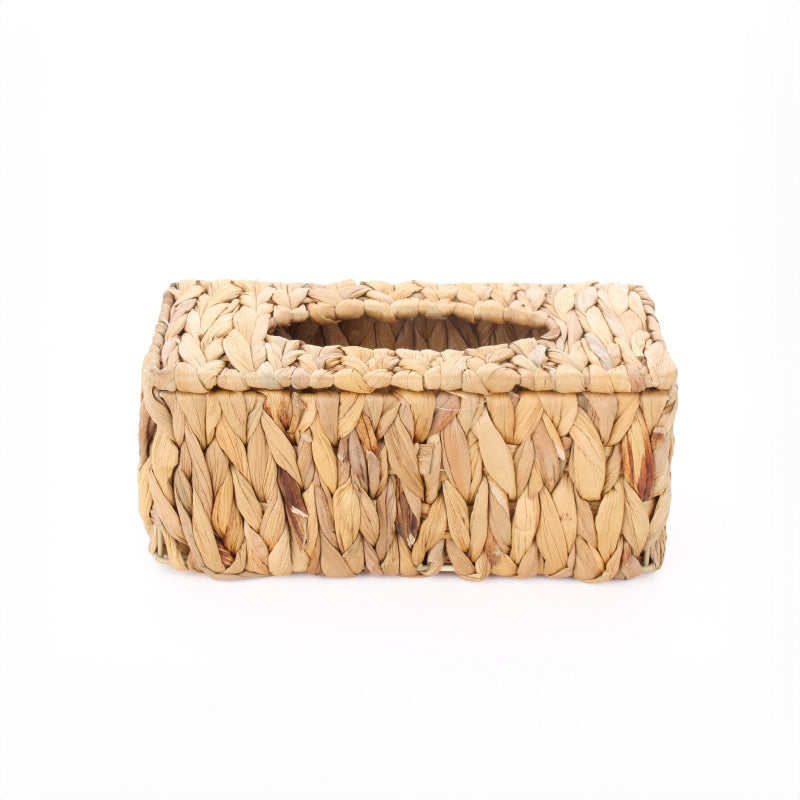 Natural woven tissue box cover made of seagrass – KeyHomeLB home decor