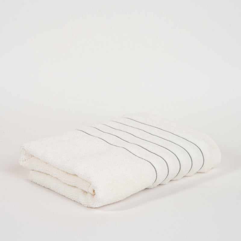 Green: "Luxury green cotton towel set with striped border – absorbent bathroom towels"

Yellow: "Luxury yellow cotton towel set – striped absorbent cotton towels"

Charcoal Grey: "Charcoal grey cotton towel set – soft absorbent striped towels for bathroom"

Beige: "Beige cotton towel set with striped border – hotel quality bathroom towels"

Coraille: "Coraille cotton towel set – soft absorbent striped cotton towels"

White: "White cotton towel set with golden stripe – luxury absorbent bathroom towels