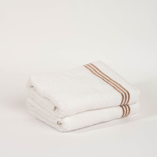 White PVC  with stripe