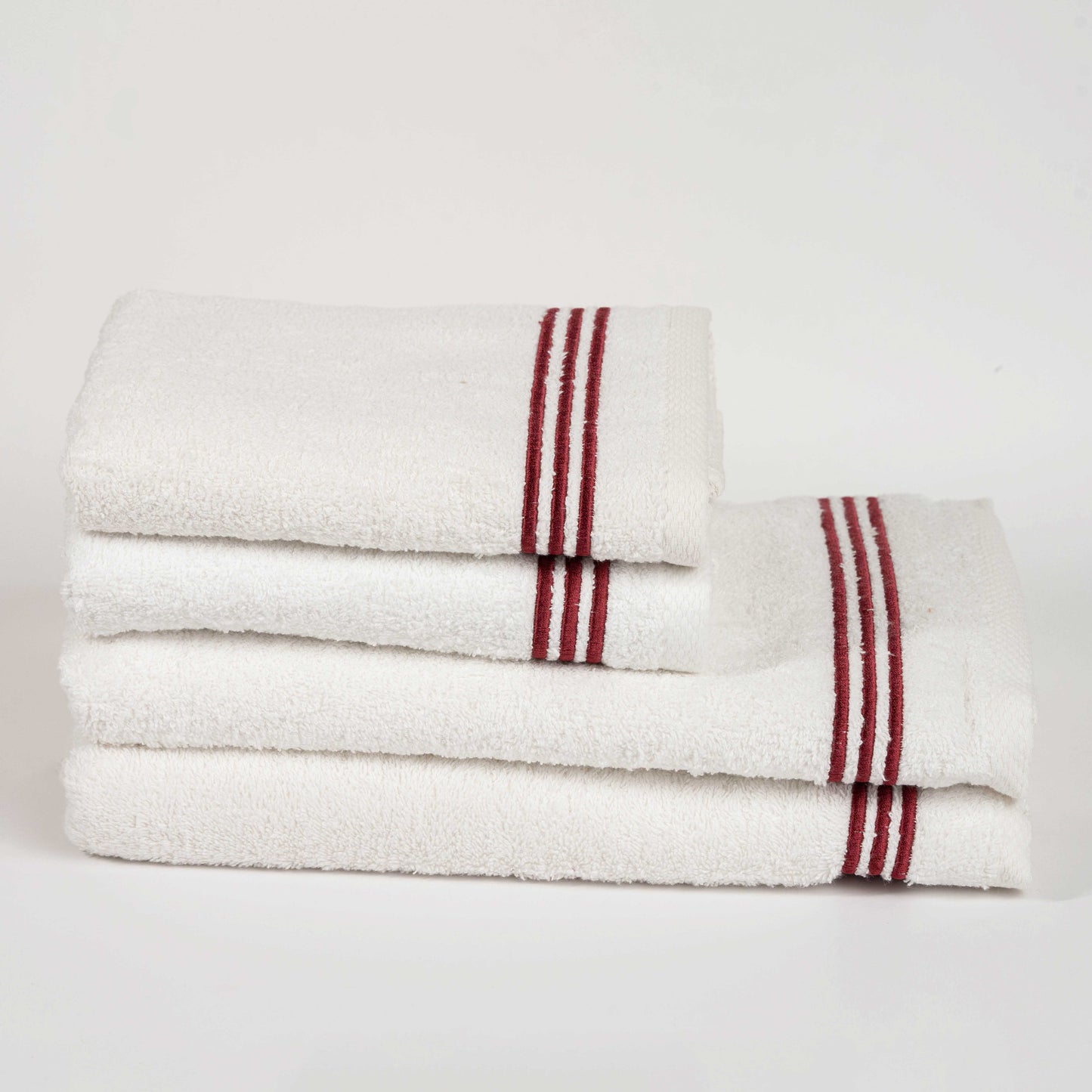 White PVC  with stripe