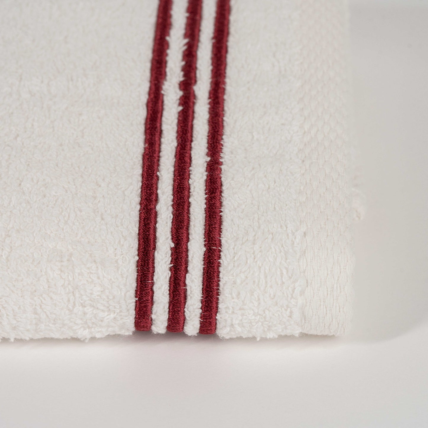 White PVC  with stripe