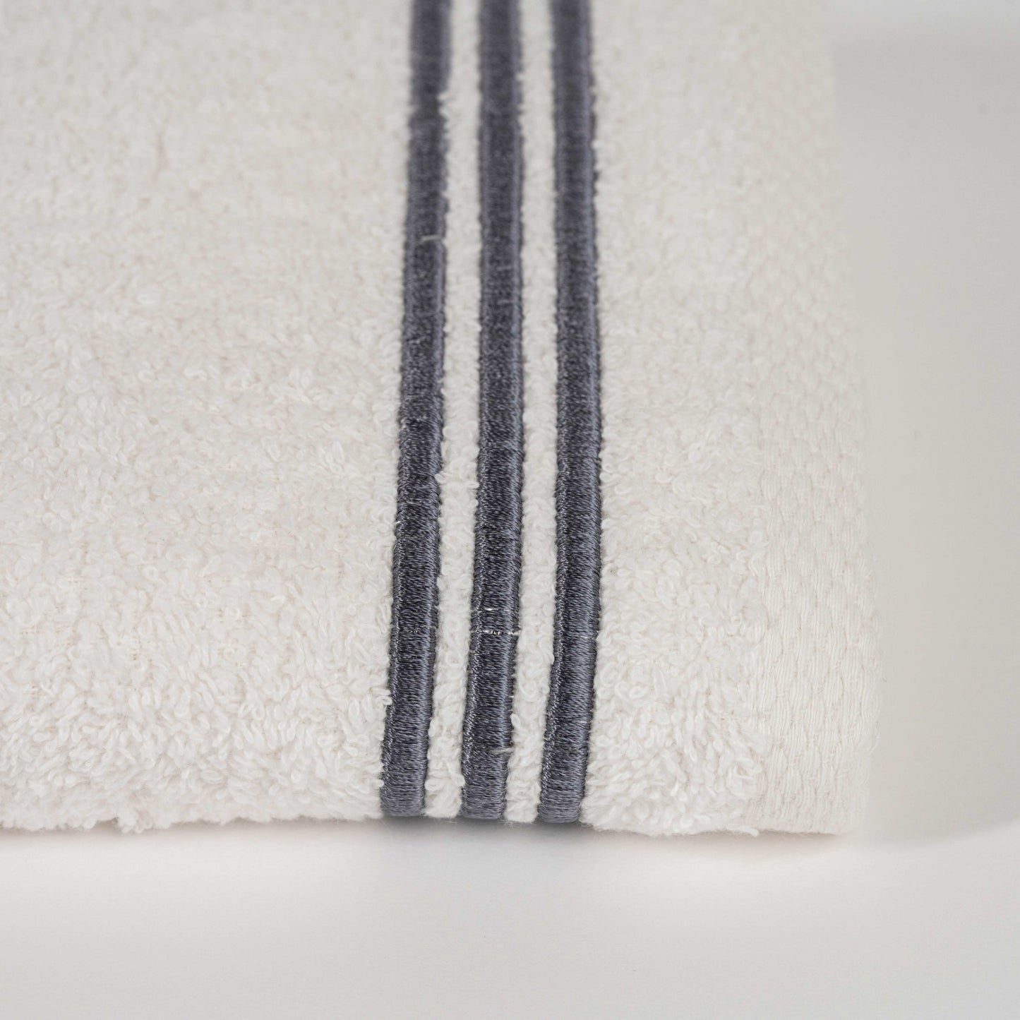 White PVC  with stripe