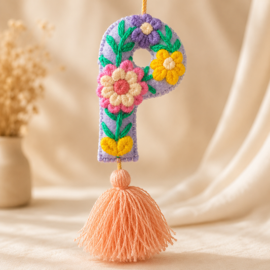 Letter P Ornament