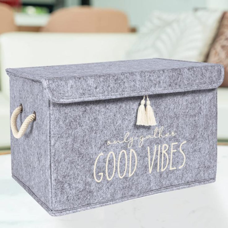 Felt Storage Box with Lid