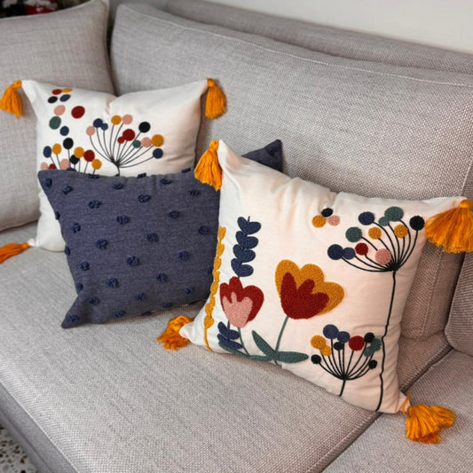 Vivid Bloom Collection Cushion Cover -Set of 3 pieces