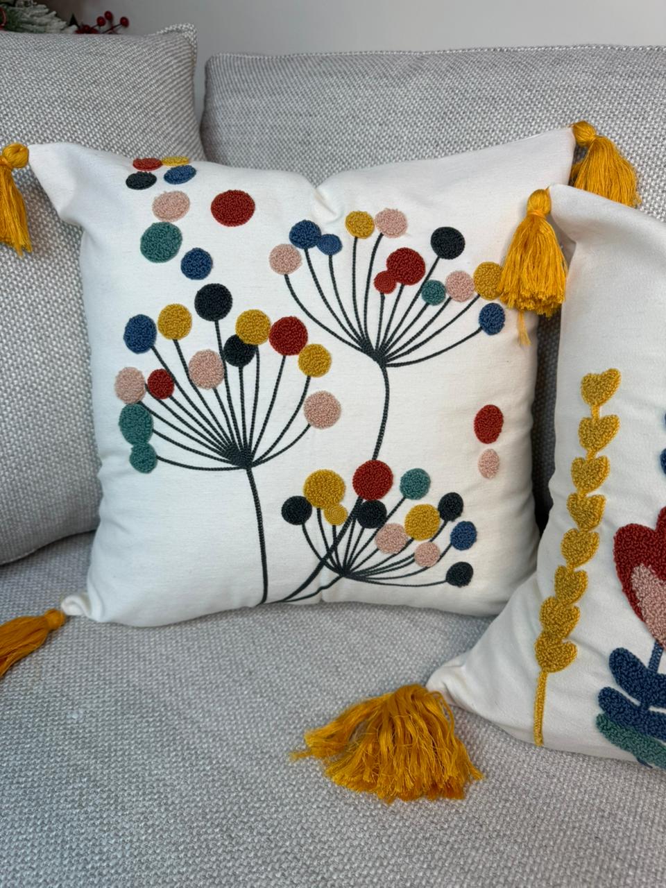 Vivid Bloom Collection Cushion Cover -Set of 3 pieces