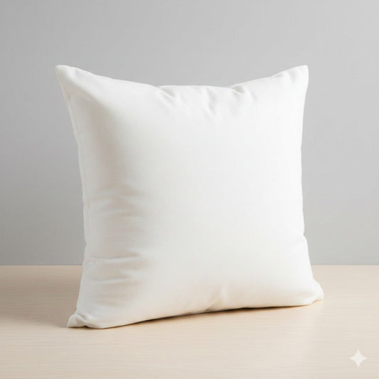 Soft cotton cushion inner insert for decorative pillow cover