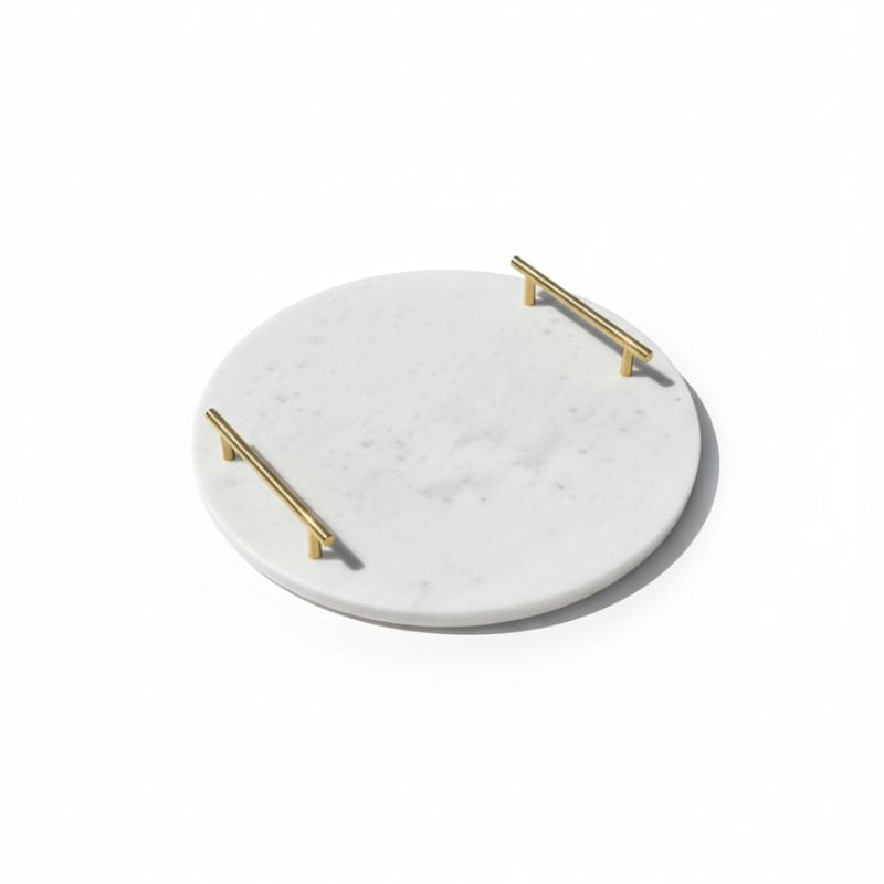 round-white-marble-serving-tray-gold-handles